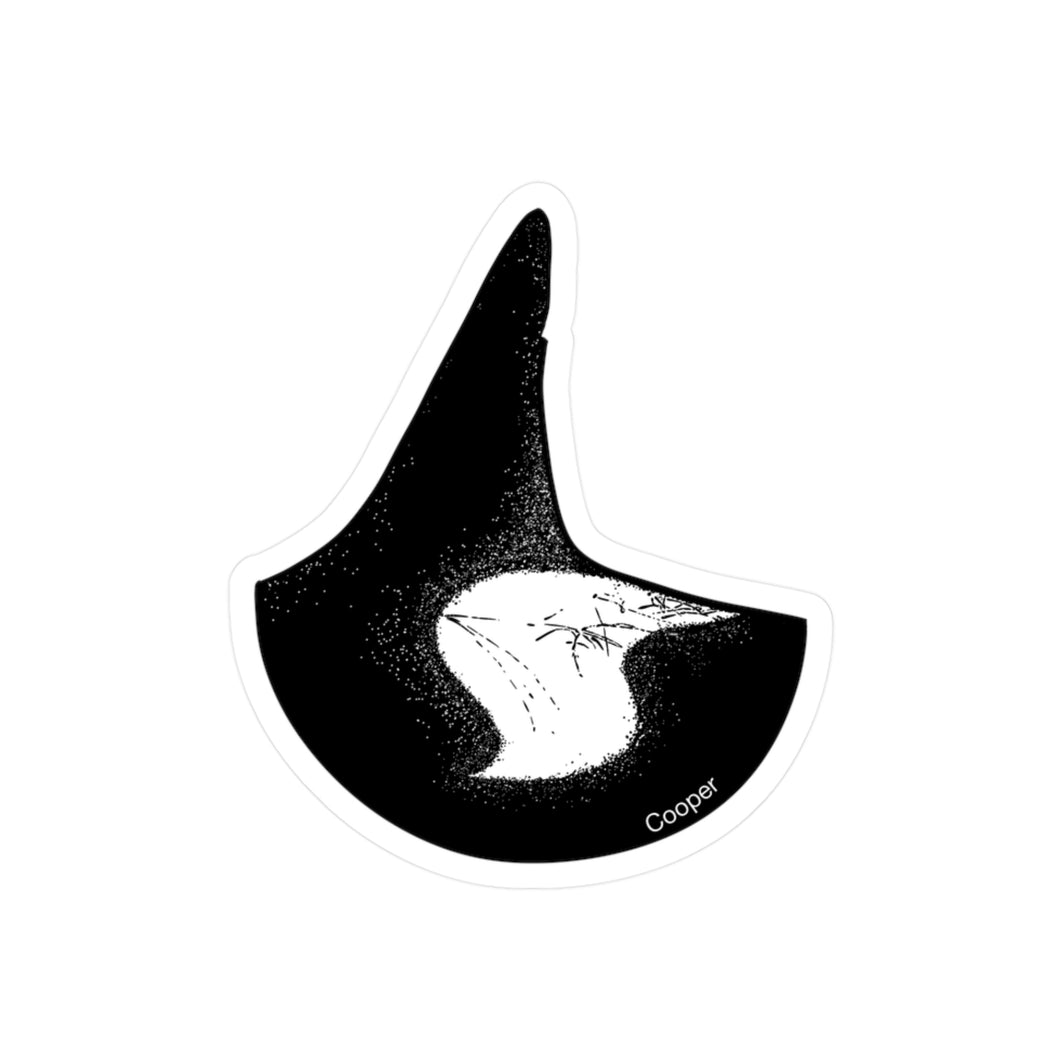 T124C Cooper Kiss-Cut Vinyl Decal